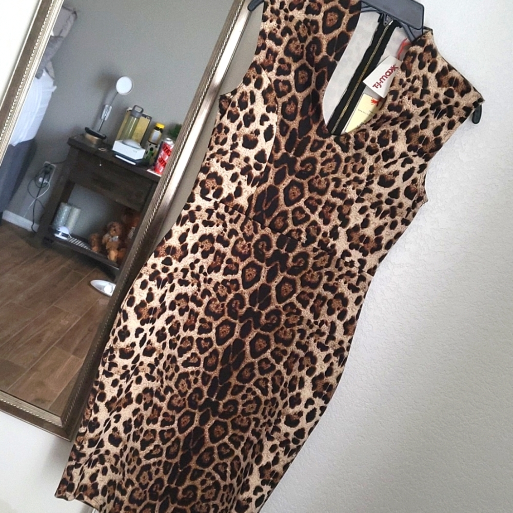 Cheetah Print Dress